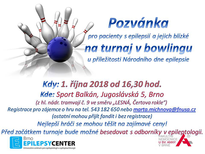 Pozvánka na turnaj v bowlingu